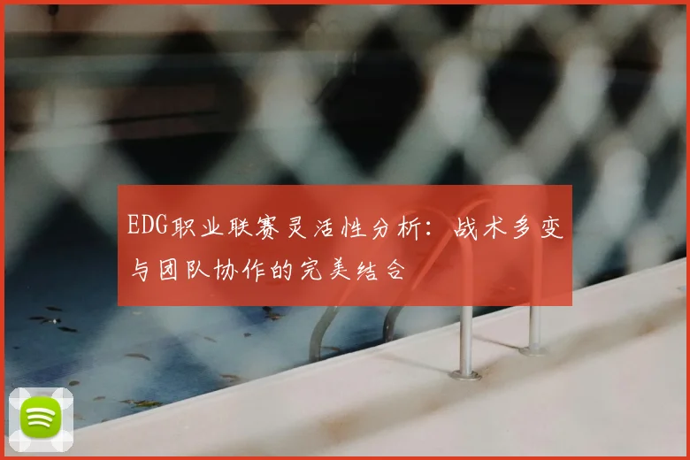 EDG职业联赛灵活性分析：战术多变与团队协作的完美结合