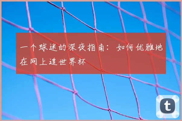 一个球迷的深夜指南：如何优雅地在网上追世界杯