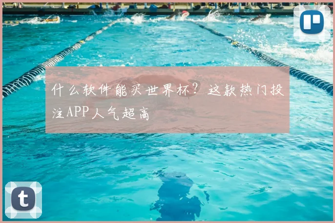 什么软件能买世界杯？这款热门投注APP人气超高
